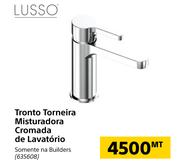 Lusso Tronto Torneira Misturadora Cromada de Lavatorio