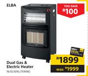 Elba Dual Gas & Electric Heater