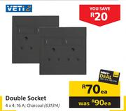 Veti 2 Double Socket-Each