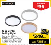 Lightworx 18W Border Ceiling Light-Each