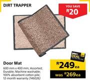 Dirt Trapper Door Mat-600mm x 400mm Each
