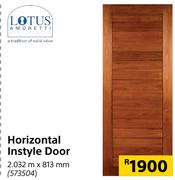 Lotus Horizontal Instyle Door 2.032m x 813mm