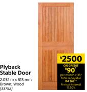 Plyback Stable Door