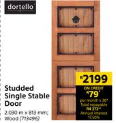 Dortello Studded Single Stable Door