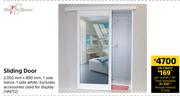 Slide n Space Sliding Door 2050mm x 890mm