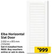 Elba Horizontal Slat Door 2.032m x 813mm