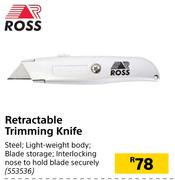 Ross Retractable Trimming Knife