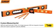 Grip 6 Piece Measuring Set