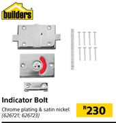 Builders Indicator Bolt