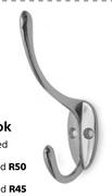 Hat & Coat Hook 150mm (Copper Plated)