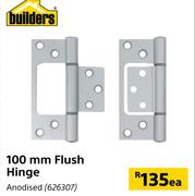 Builders 100mm Flush Hinge-Each