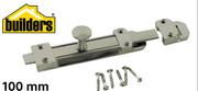 Builders 150mm Security Bolt (Satin Nickel)
