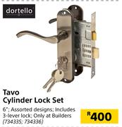 Dortello Tavo Cylinder Lock Set
