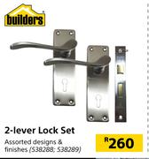 Builders 2 Lever Lock Set