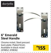 Dortello 6" Emerald Steel Handle