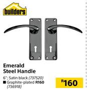 Builders Emerald Steel Handle Graphite Plated