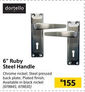Dortello 6" Ruby Steel Handle