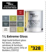 Fired Earth 1L Extreme Gloss