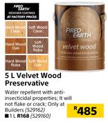 Fired Earth 5L Velvet Wood Preservative