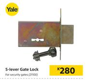 Yale 5 Lever Gate Lock