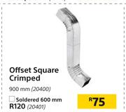 Offset Square Soldered 600mm