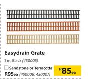 Easydrain Grate 1m In Sandstone Or Terracota
