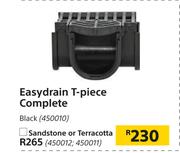Easydrain T-Piece Complete In Sandstone Or Terracotta
