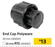 End Cap Polyware 20mm