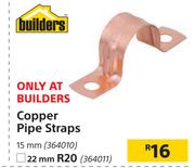 Copper Pipe Strap 15mm