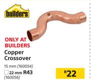 Copper Crossover 15mm