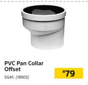 PVC Pan Collar Offset SG45
