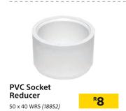 PVC Socket Reducer 50 x 40 WR5