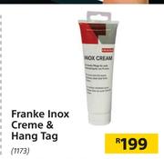 Franke Inox Creme & Hang Tag