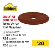 Builders Beta Valve Flat Washer-10mm