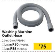 Washing Machine Outlet Hose 3m, Grey