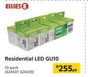 Ellies Residential LED GU10 10 Pack-Per Pack