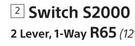 Switch S2000 2 Lever, 1 Way