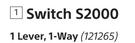 Switch S2000 1 Lever, 1 Way