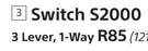 Switch S2000 3 Lever, 1 Way
