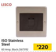 Lesco ISO Stainless Steel 60 Amp, Black