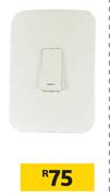 Veti Single Lever Switch 2 Way Black