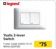 Legrand Ysalis 2 Lever Switch
