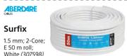 Aberdare Surfix 2.5mm, 2 Core E 10m Roll