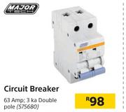 Major Circuit Breaker 63 AMP