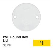 PVC Round Box Lid