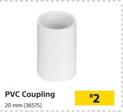 PVC Coupling 20mm