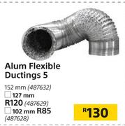 Alum Flexible Ductings 5-127mm