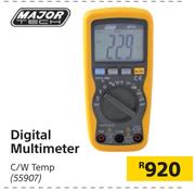 Major Digital Multimeter C/W Temp