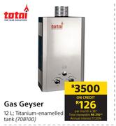 Totai 12L Gas Geyser