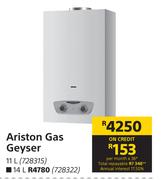 Ariston Gas Geyser 11L